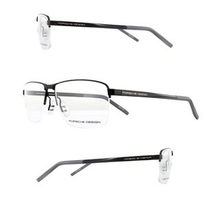 Porsche Design Frame - P'8318-A Gunmetal Brown Rx Eyeglasses 55-14-140